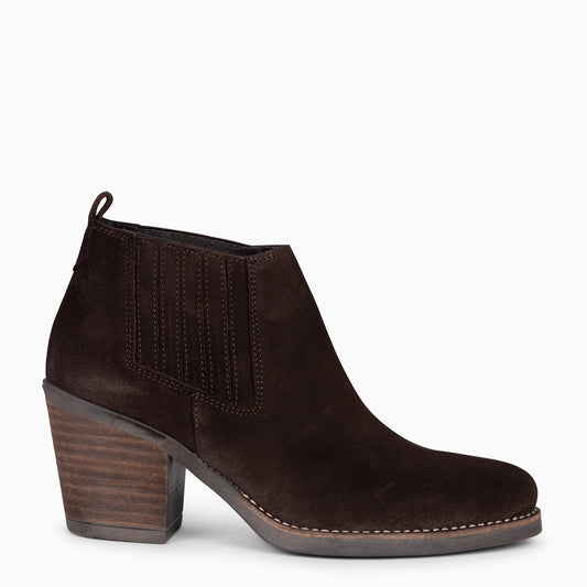 ALABAMA - Botines cowboy MARRON