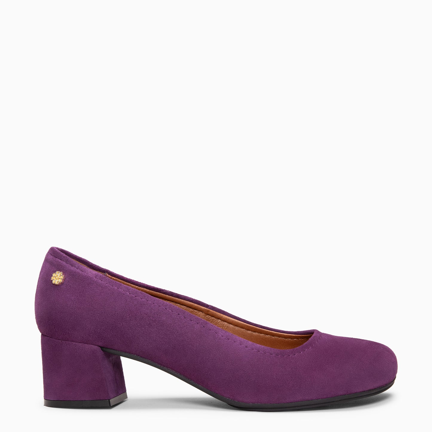 URBAN BARESOFT - Zapatos de salón de tacón ancho  MORADO