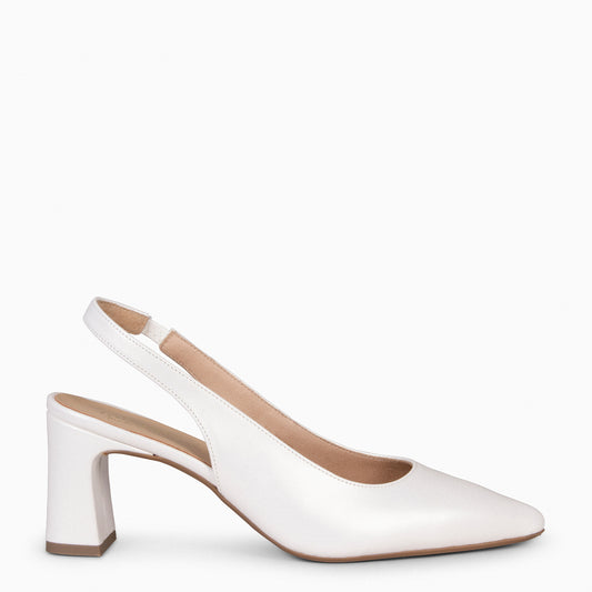 MIRIAM - Sapato tipo slingback NACAR