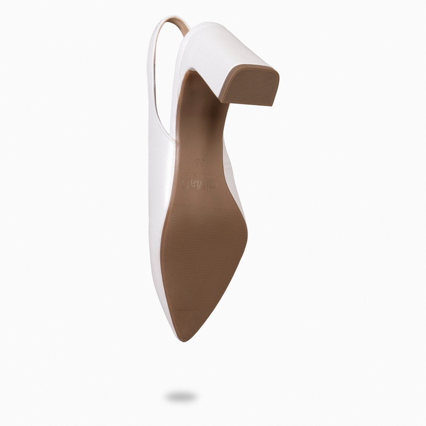 MIRIAM - Zapato destalonado NACAR