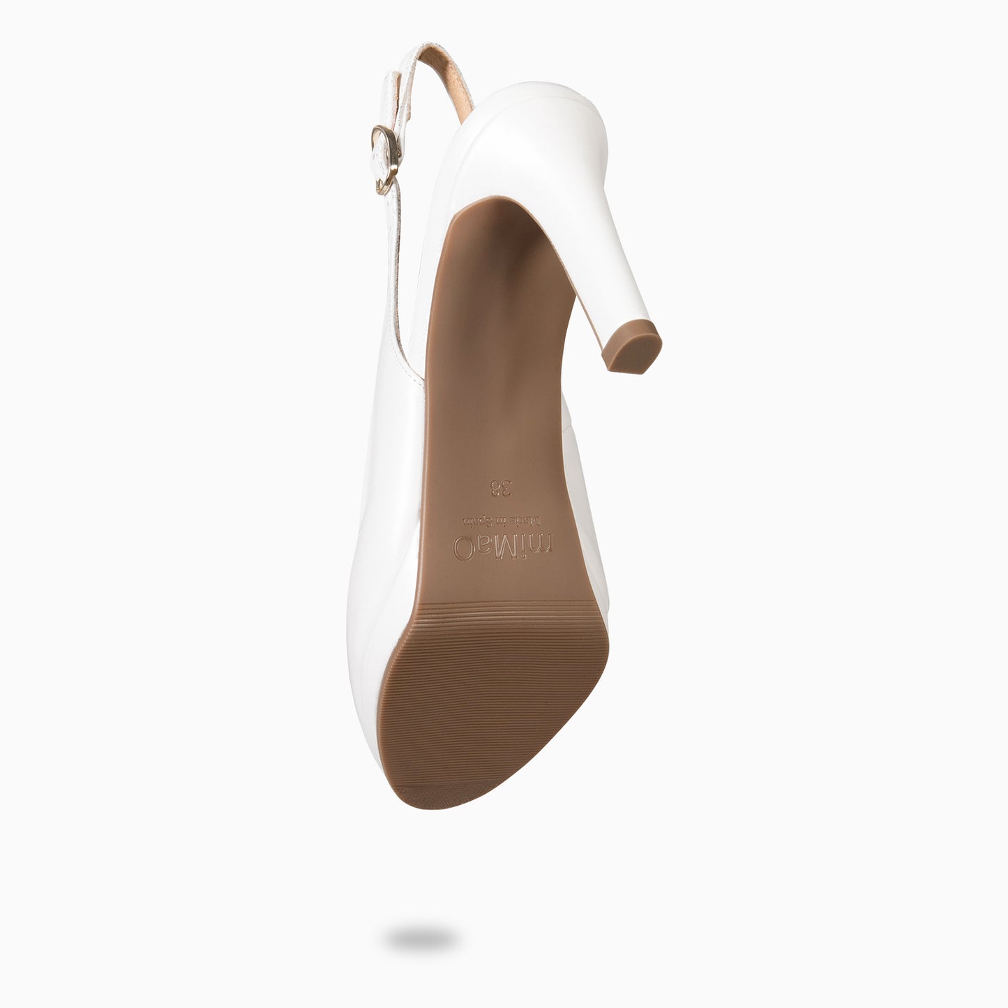 ELSA - Zapatos de tacón alto destalonados NACAR