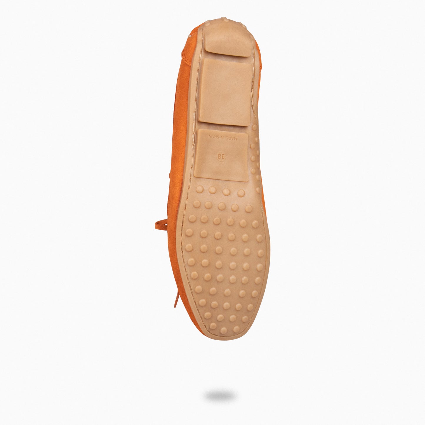 LAZO – Mocassins plats pour femme avec semelle intérieure amovible ORANGE