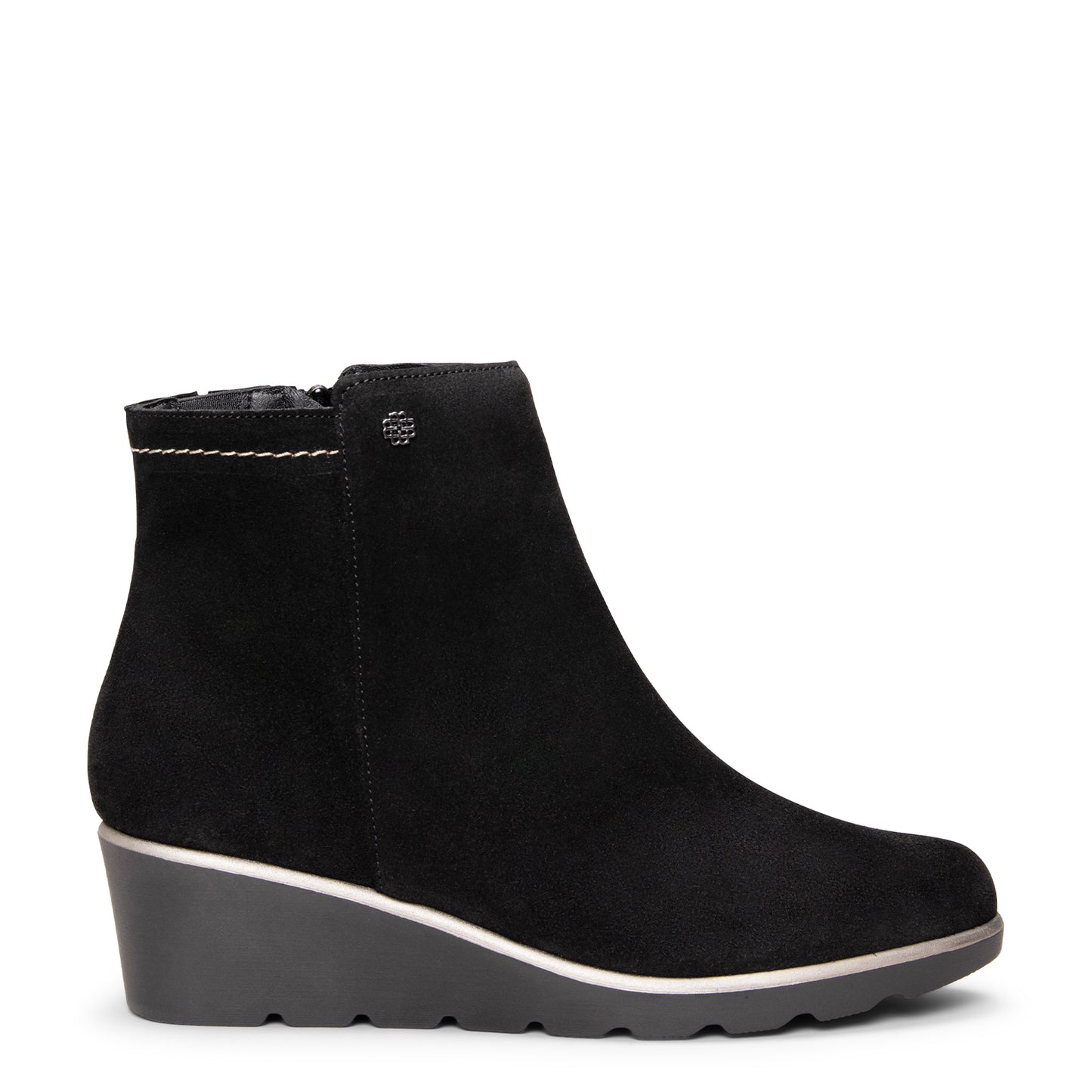 LULEA – botin de serraje hidrófugo NEGRO