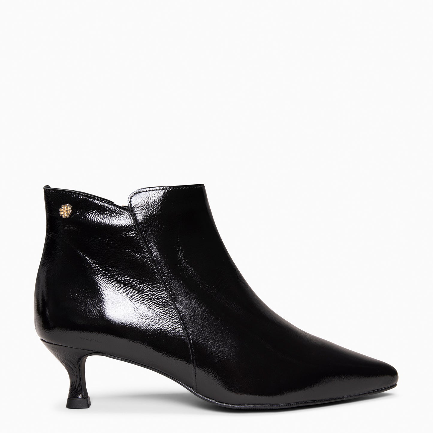 ROYAL – Botines tacón bajo NEGRO