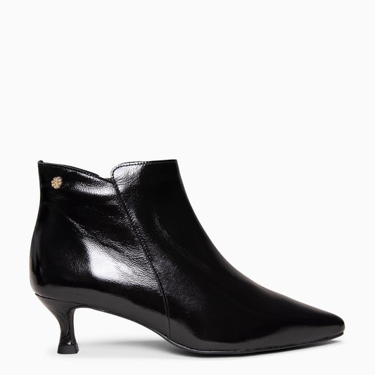 ROYAL – Botines tacón bajo NEGRO