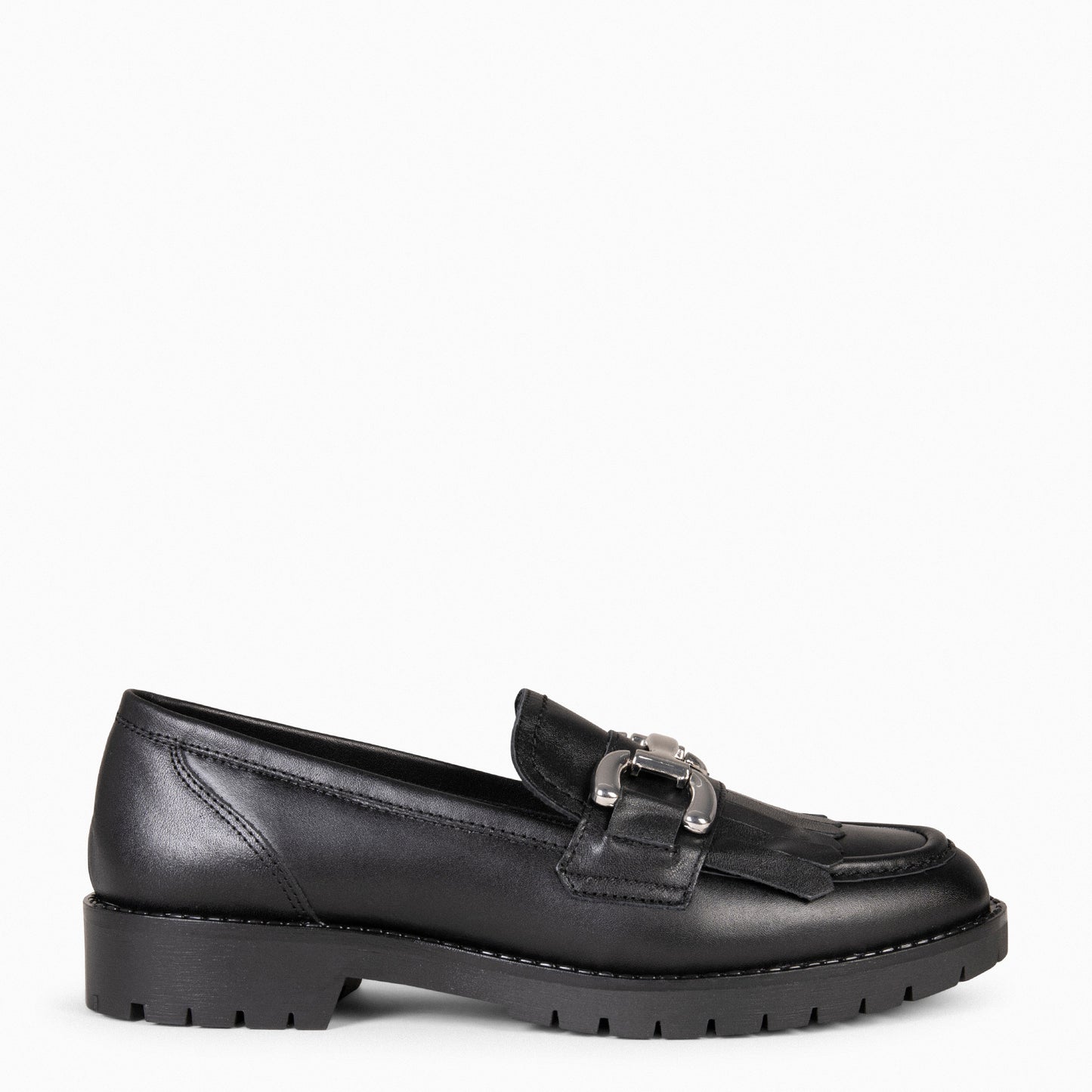 BOLTON - Mocasines Mujer casual NEGRO