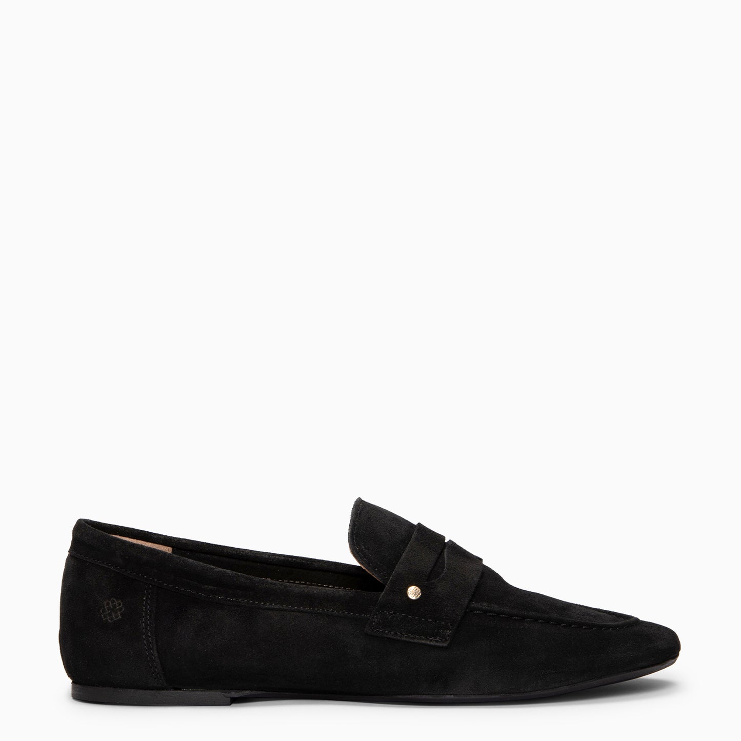TIERRA - Mocasines de ante Baresoft NEGRO