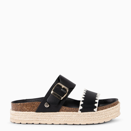 INCA – SANDALIA BIO NEGRO