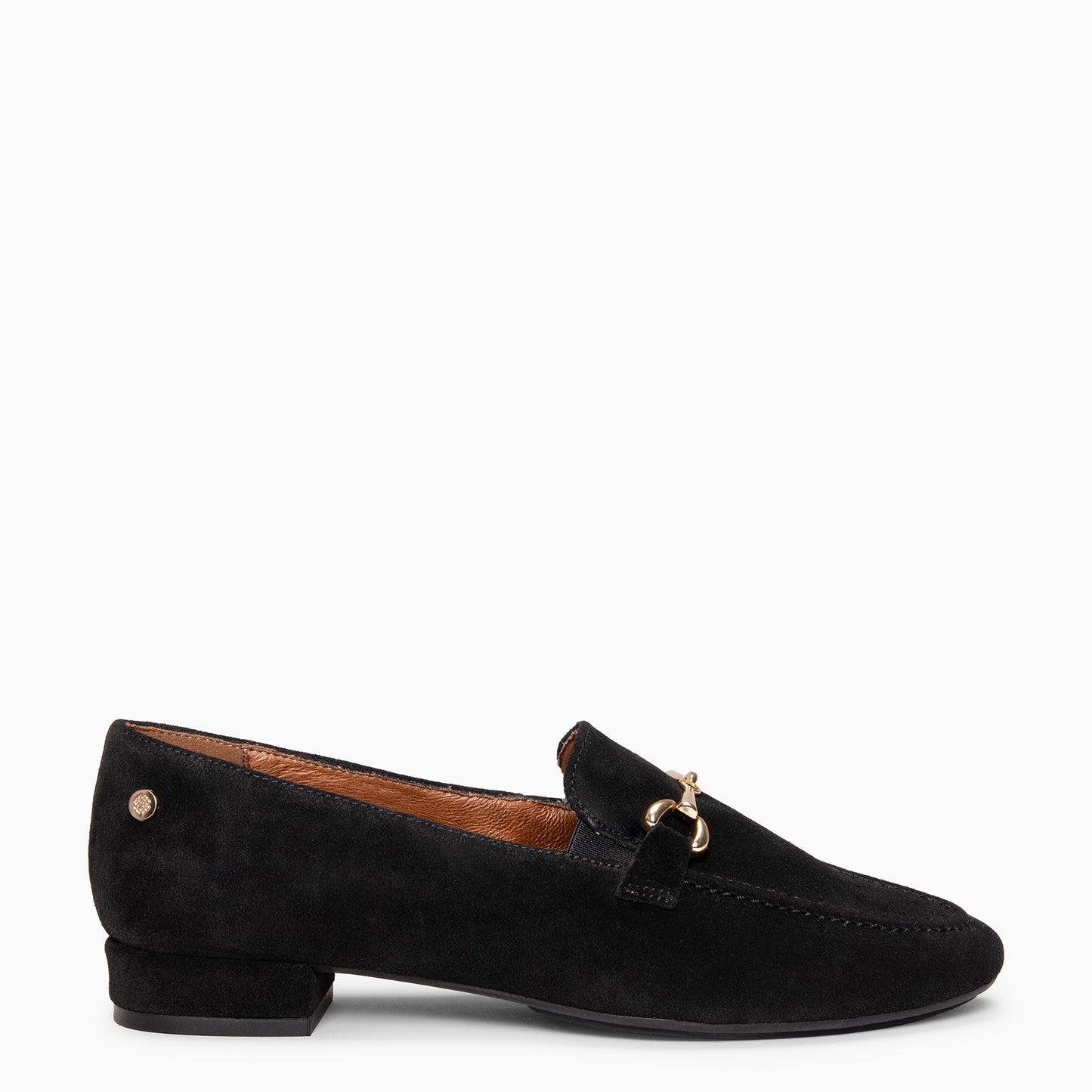 SERENA - Mocasín de piel NEGRO