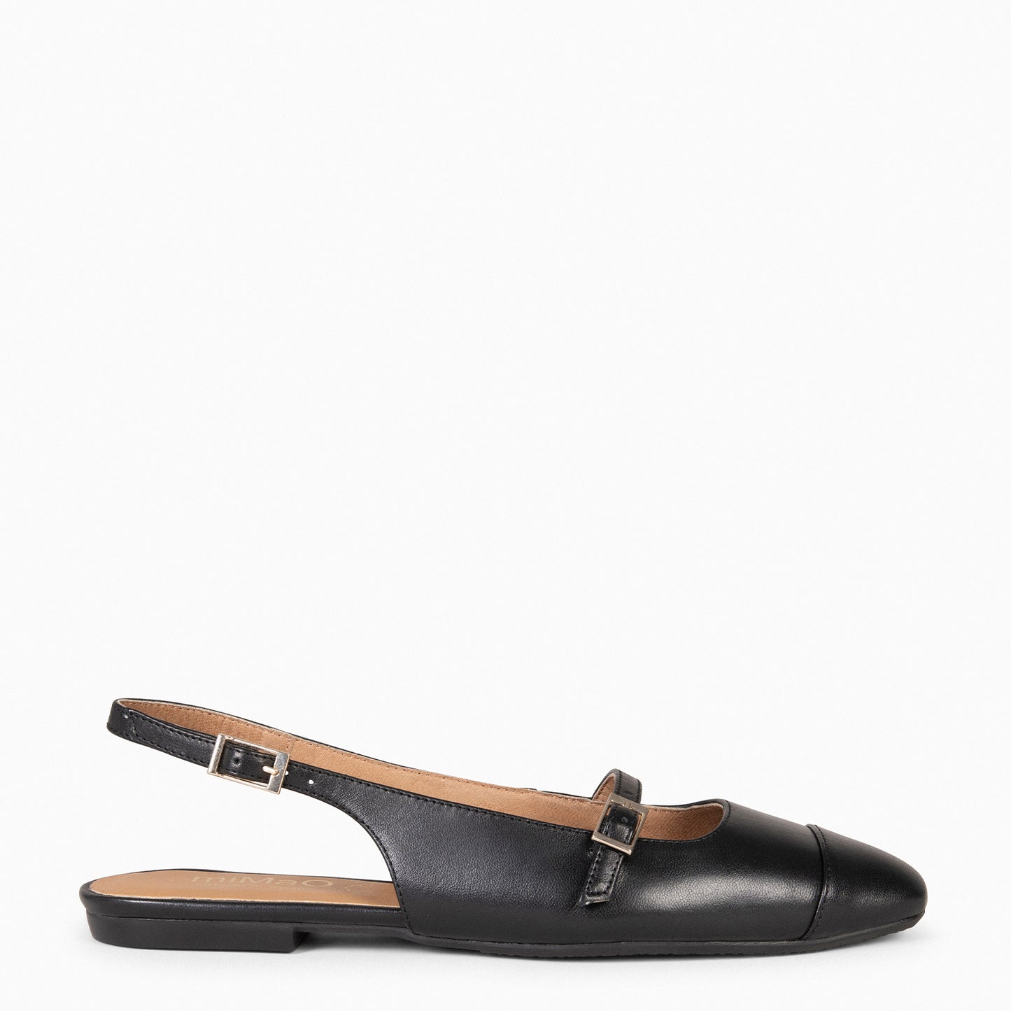 ACALIA – Slingback PRETO Mary Janes