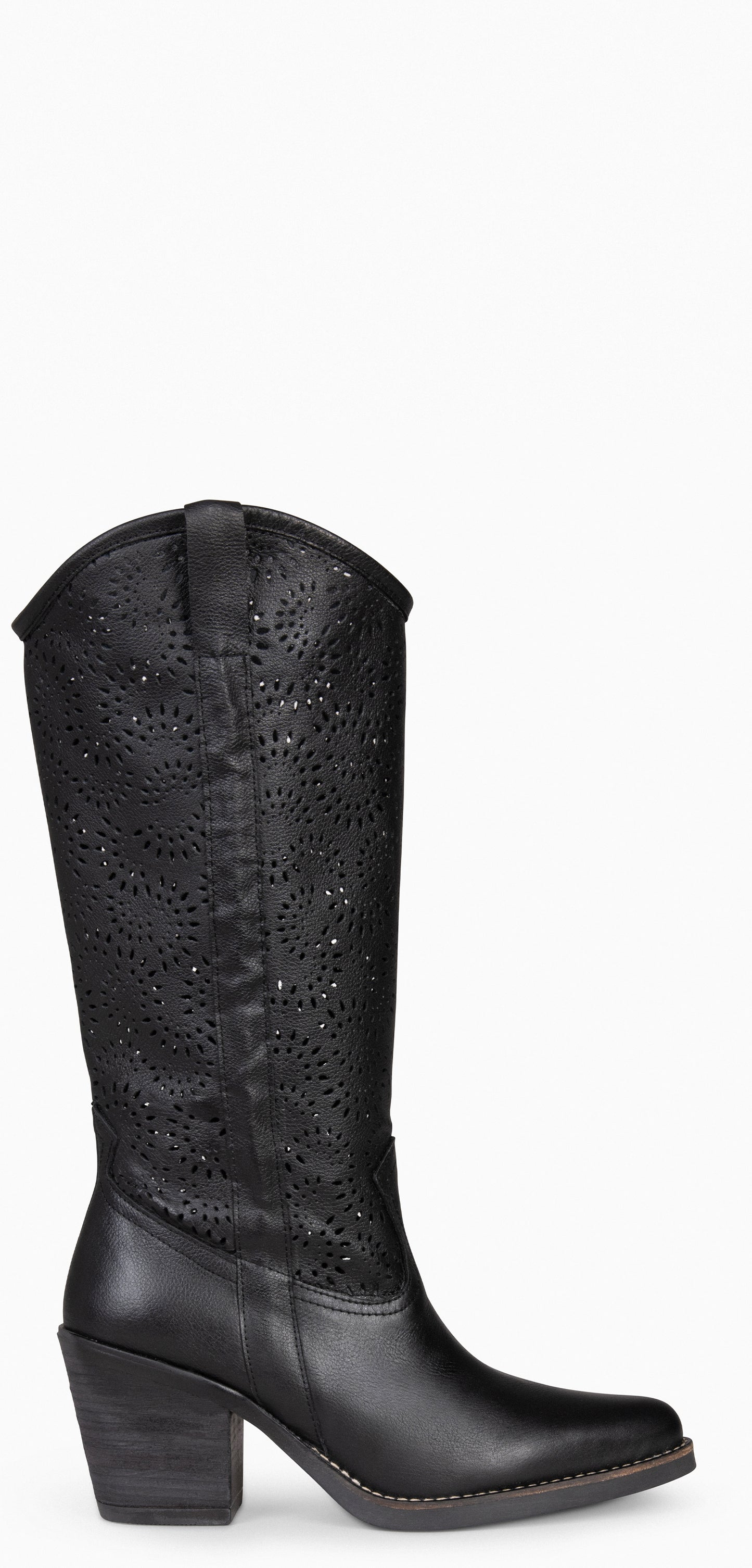 AUSTIN – Bottes Santiags D'été NOIRES