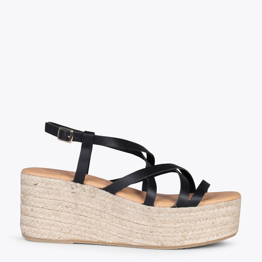 ALÁJAR - Plateforme compensée Esparto NOIRE 