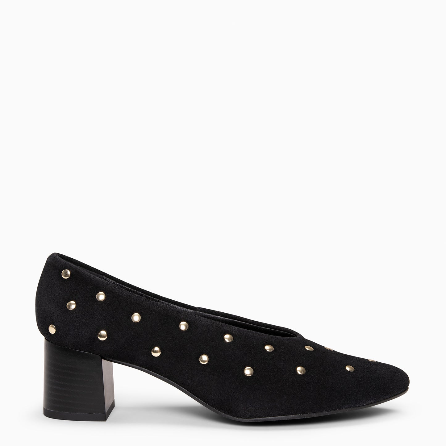 URBAN STYLE TACHAS - Zapatos de tacón ancho NEGRO