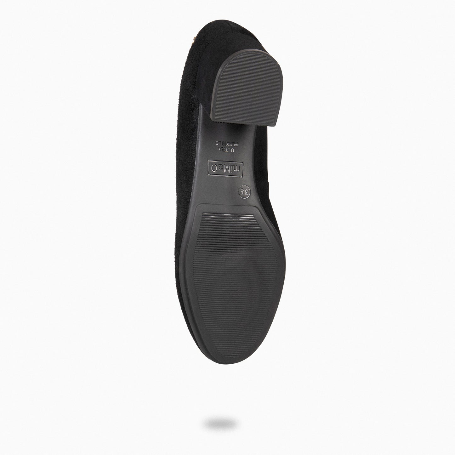 URBAN REDONDO - Zapatos de tacón de ante NEGRO