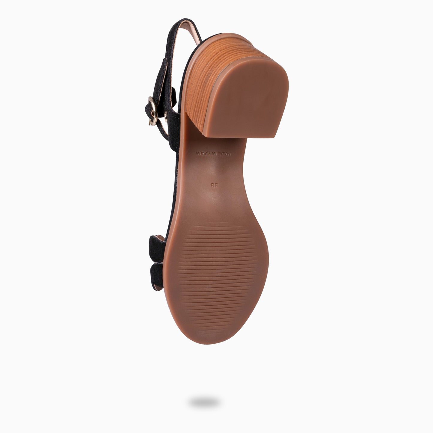 LETY - SANDALIA DE TACÓN DE VESTIR NEGRO