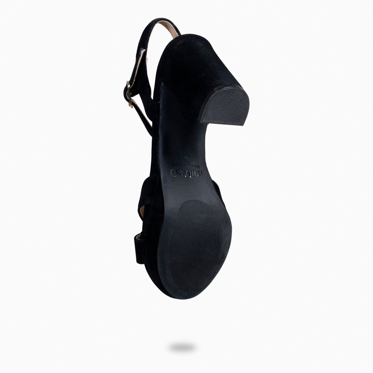 PARIS – Sandalias de fiesta con tacón alto y plataforma NEGRO