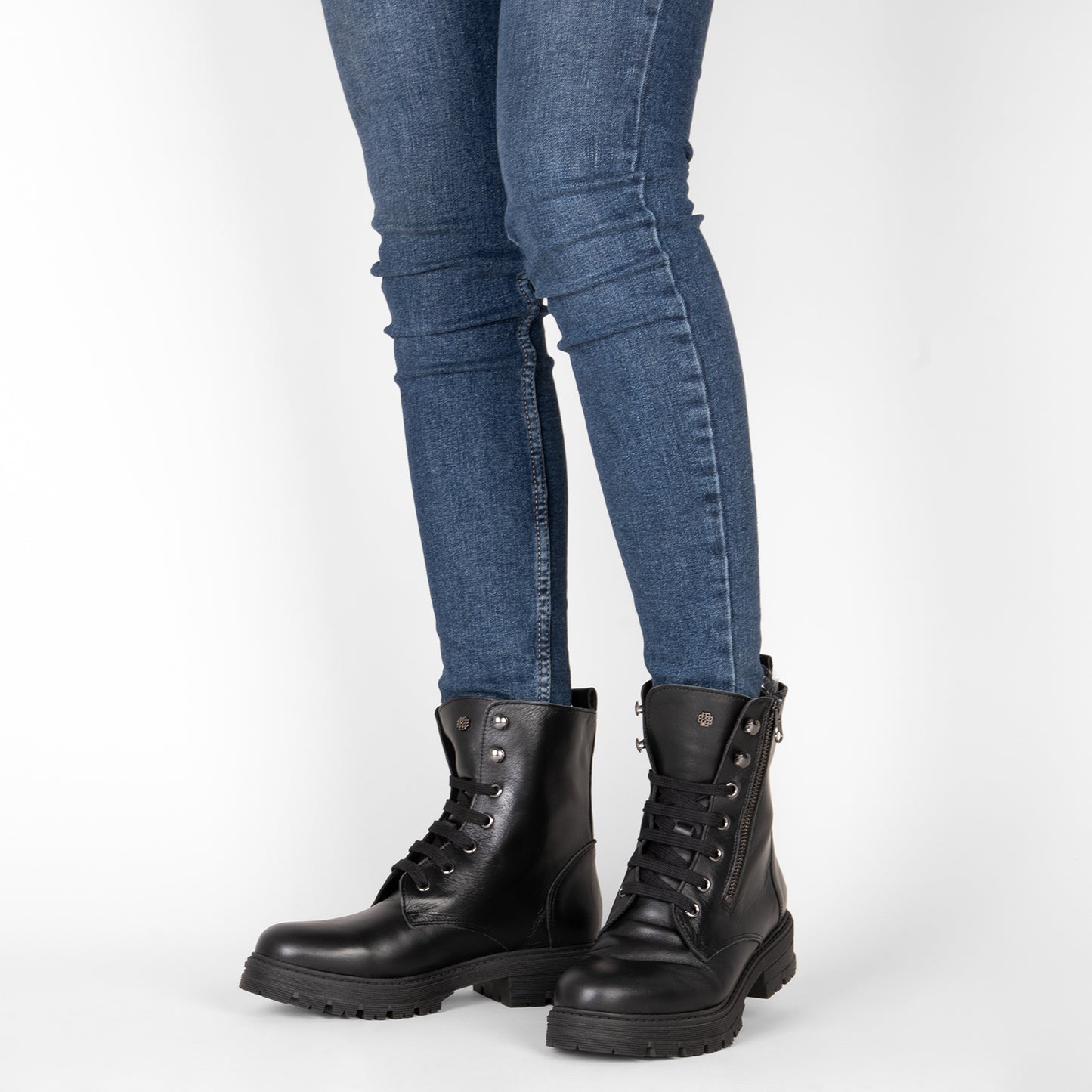 MILITAIRE – Bottes militaires NOIRES pour femmes