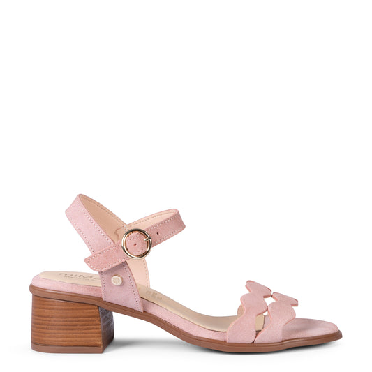 LETY - SANDALIA DE TACÓN DE VESTIR NUDE