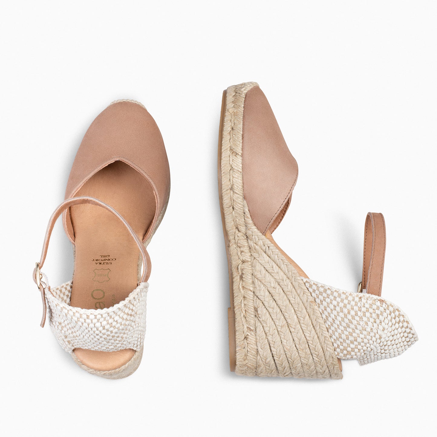 NERJA – Cuñas altas de esparto NUDE