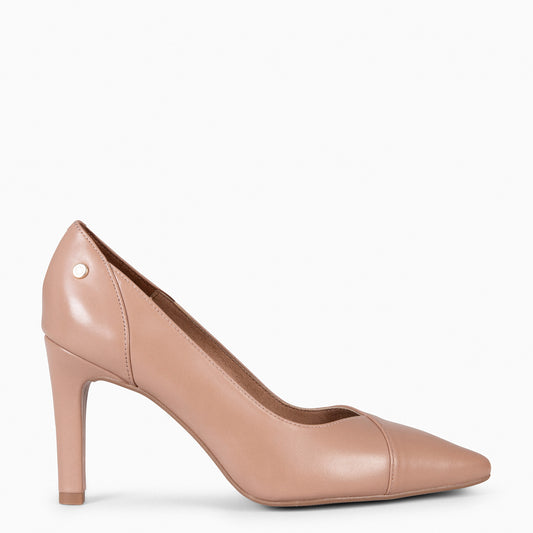 GLAM – Chaussures élégantes à talons NUDE