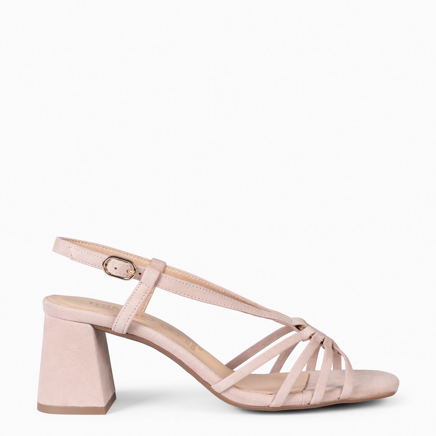 SOLEIL - Sandalias de tacón NUDE