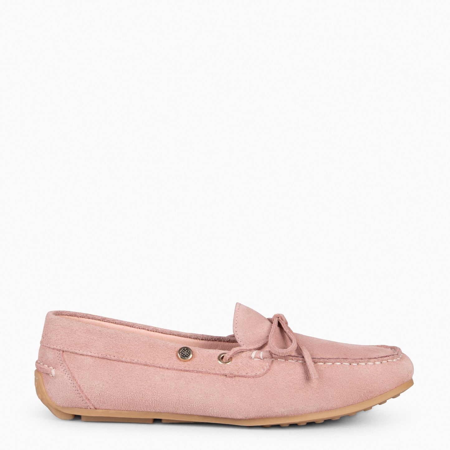 LAZO – Mocassins plats avec semelle intérieure amovible pour femme ROSE