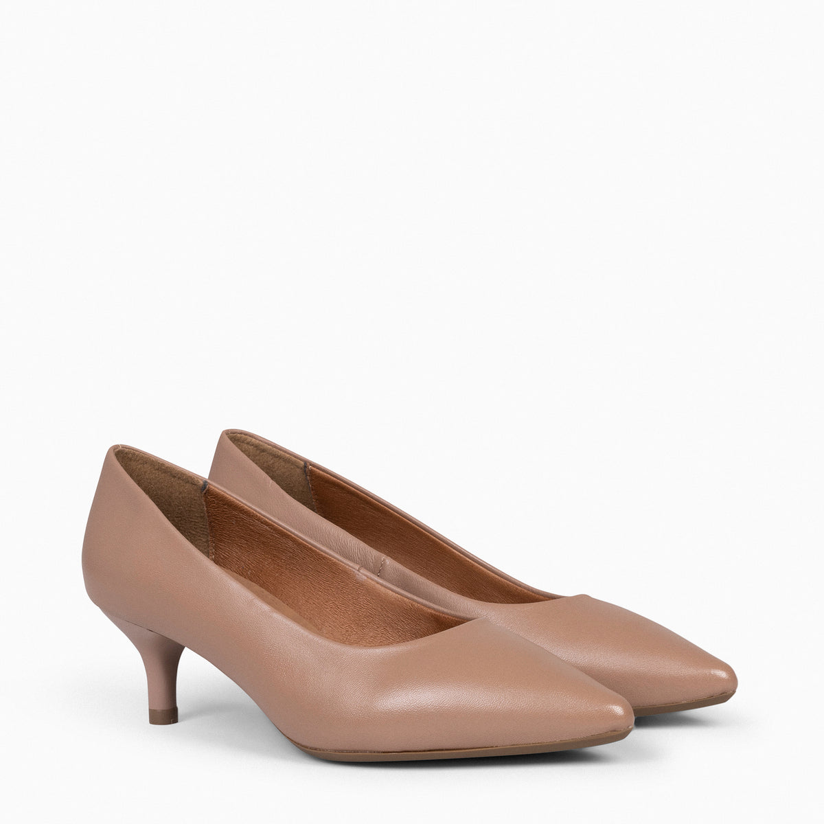 URBAN KITTEN - Zapatos con tacón de chupete de napa NUDE