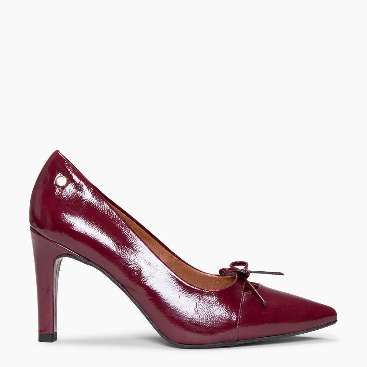 CHARLOTTE - Zapatos de tacón alto con lazo BURDEOS