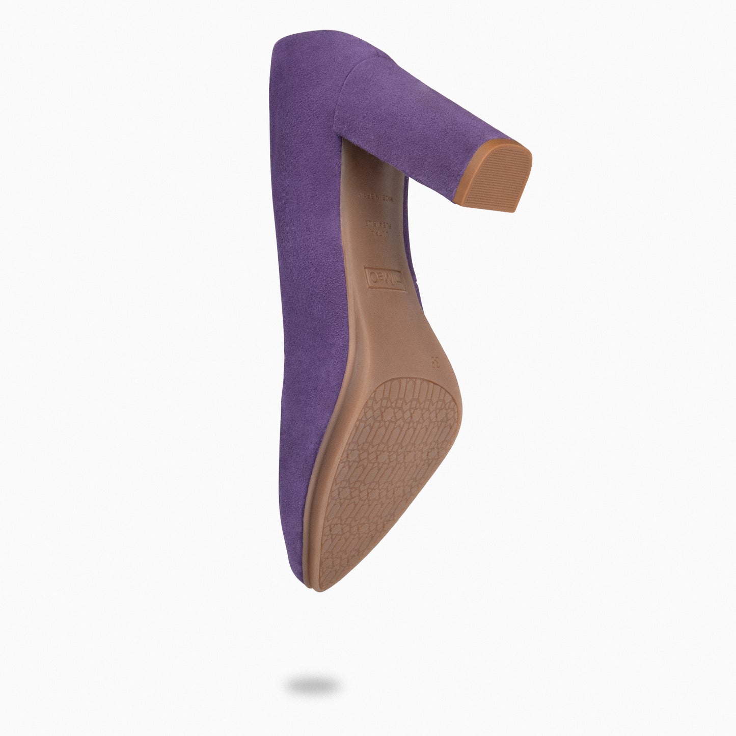 URBAN – Chaussures à talons en daim VIOLET