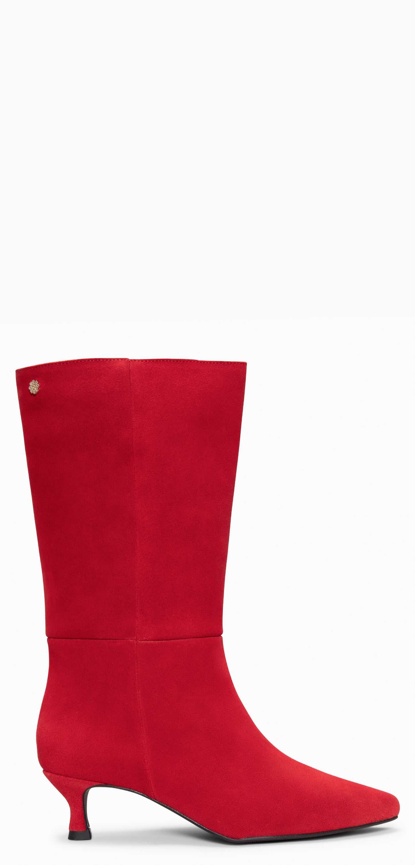 IMPERIAL - Botas con tacón kitten  ROJO