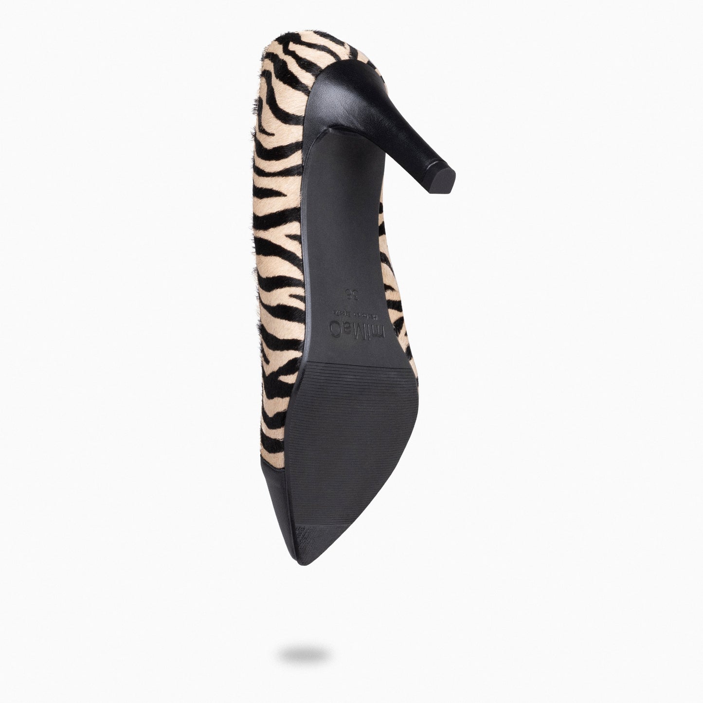 GLAM WILD - Sapatos confortáveis ​​e elegantes BLACK ZEBRA