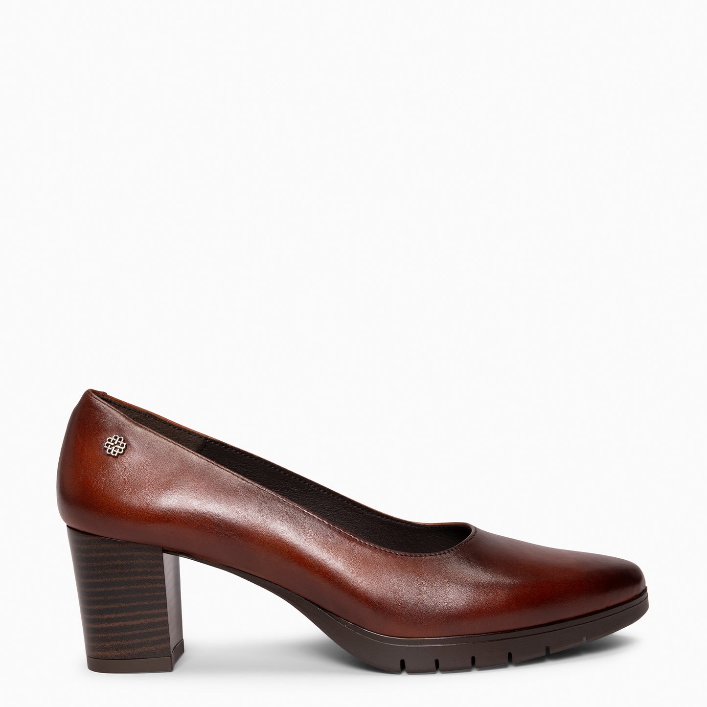 URBAN TREND S - Zapatos de tacón y plataforma TABACO