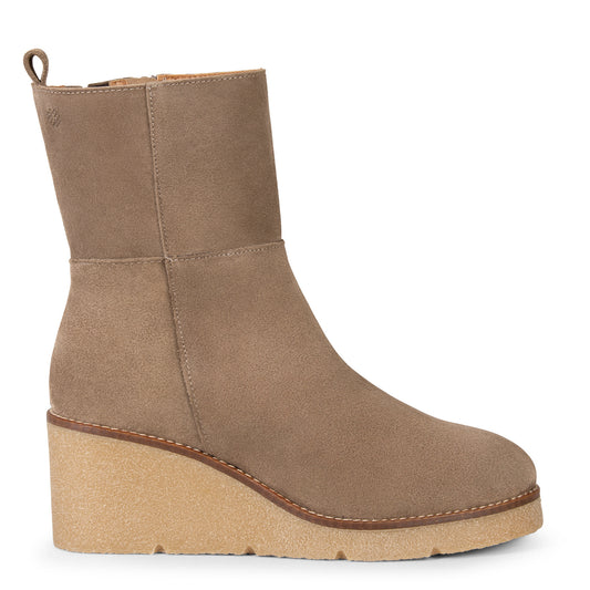 NUK - Bottines compensées TAUPE