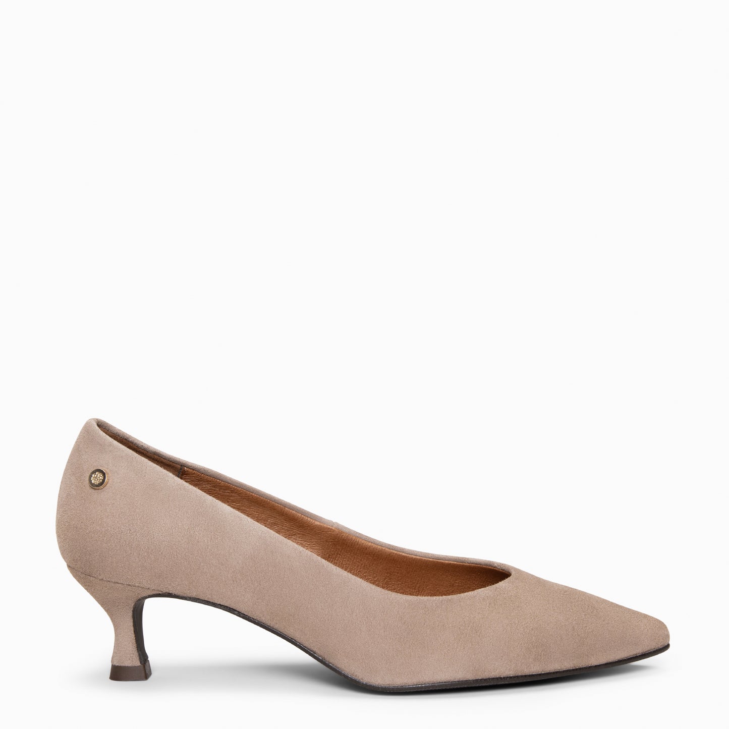 ESTHER – Tacón chupete de mujer TAUPE