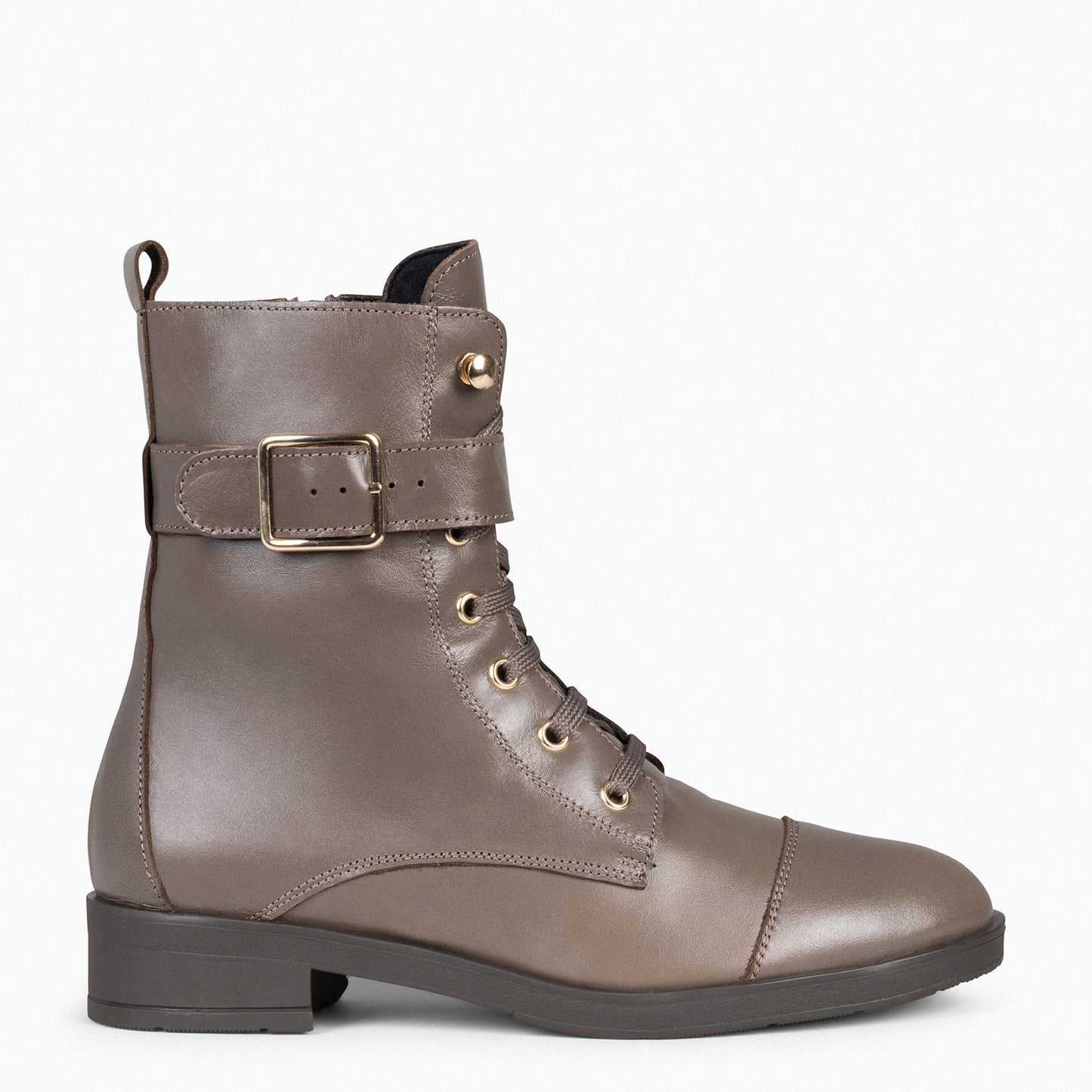 BELFAST - Botins casuais femininos TAUPE