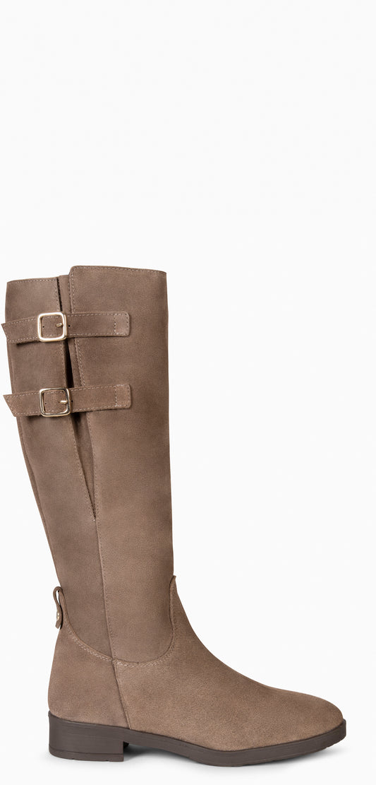 CORK - TAUPE Botte haute pour femmes