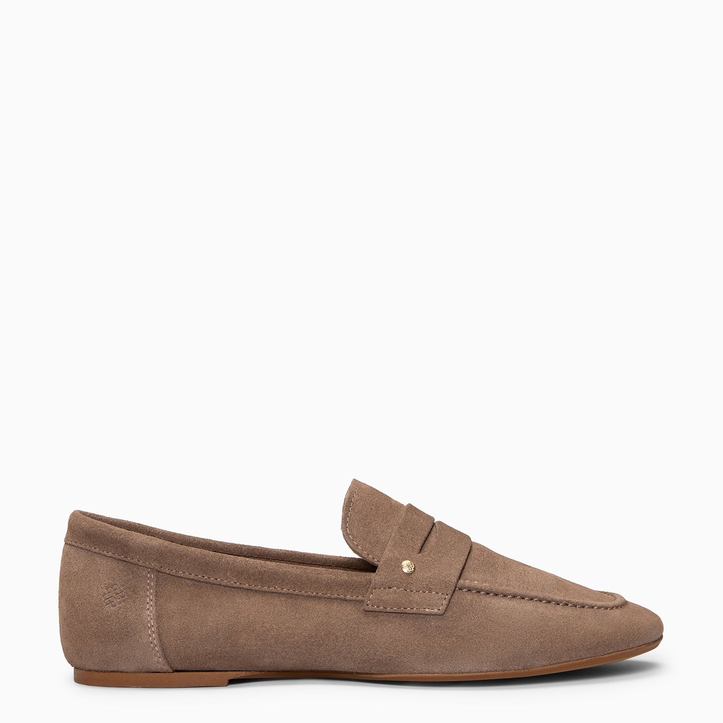TIERRA - Mocasines de ante Baresoft TAUPE