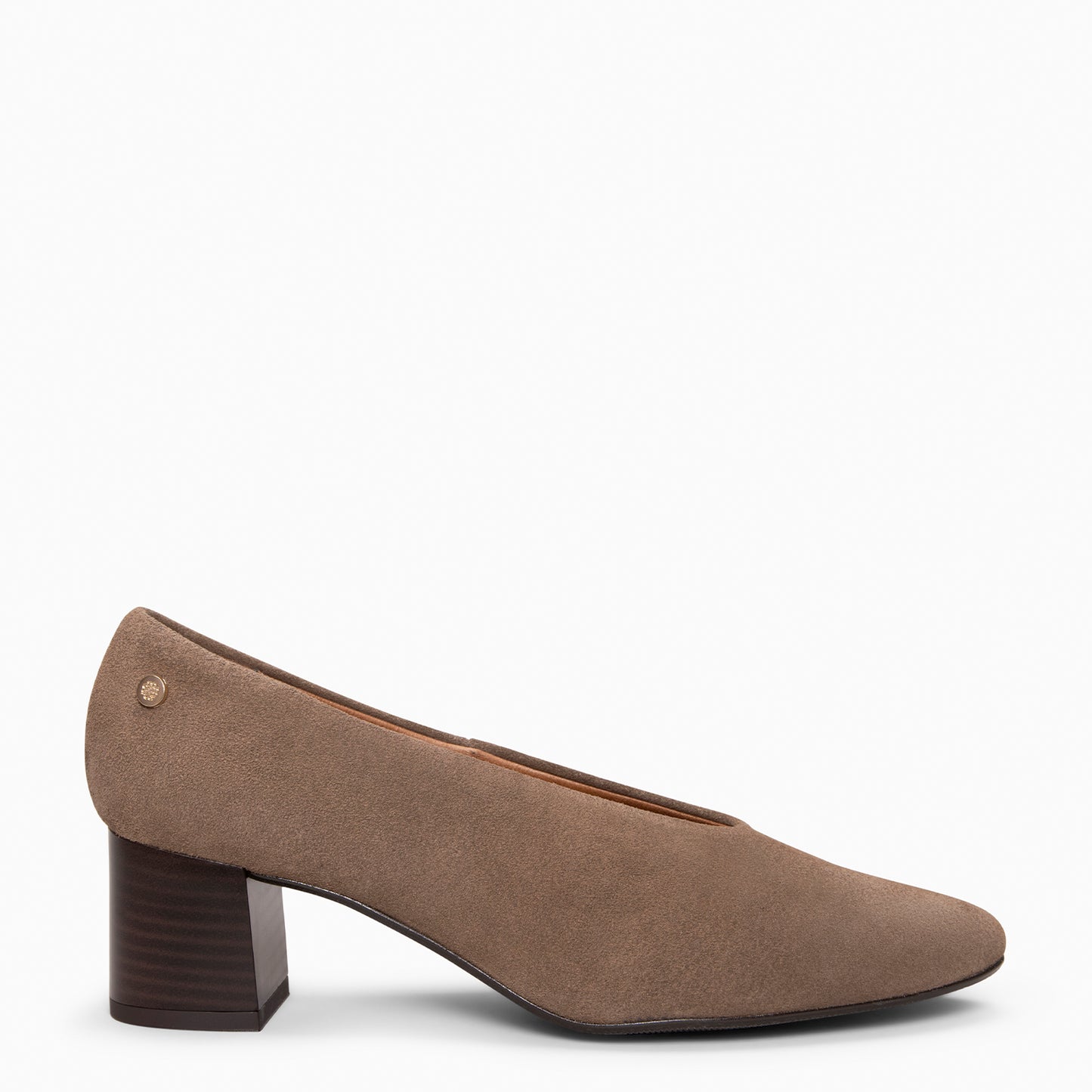 URBAN STYLE - Zapatos de tacón ancho TAUPE