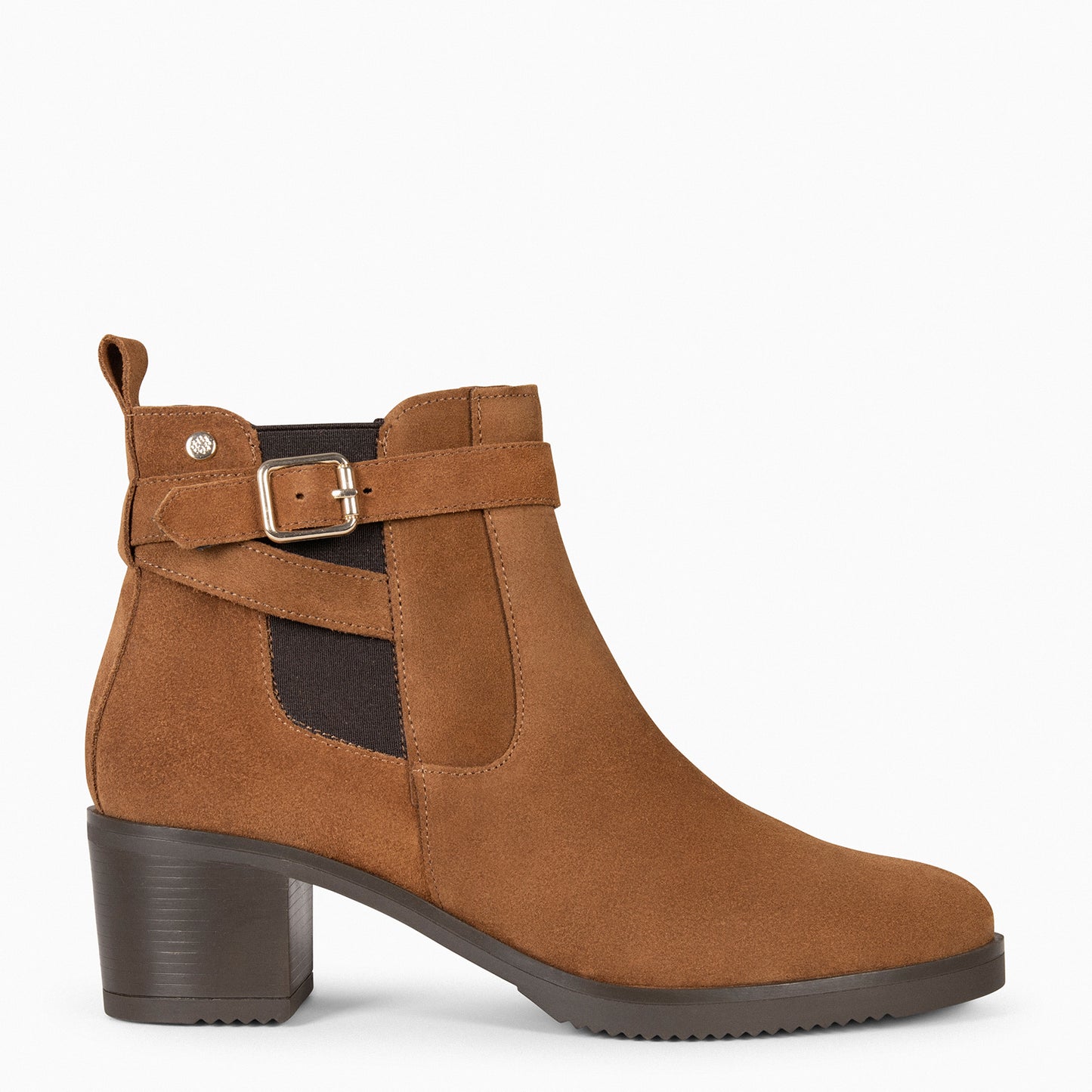 LEMMY - Bottines femme en daim TAUPE