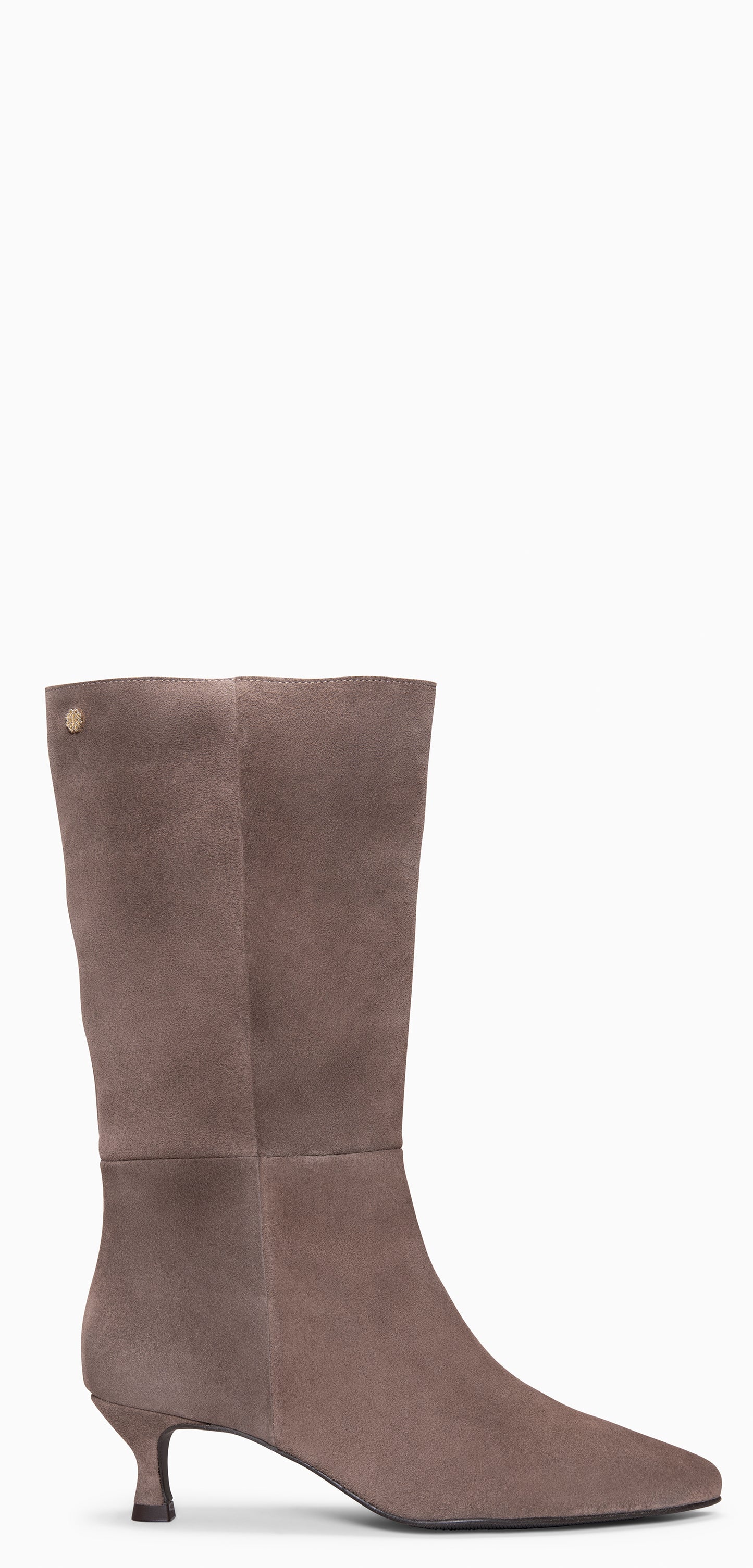 IMPERIAL - Botas con tacón kitten TAUPE