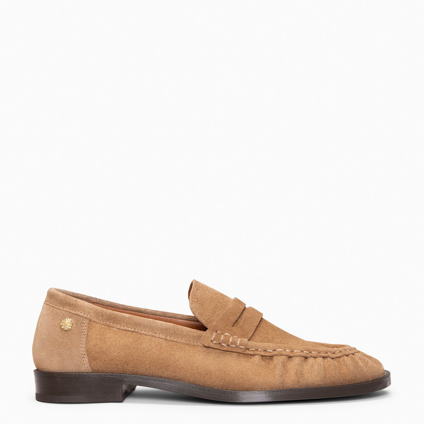 TOKIO - Mocasín en piel de charol TAUPE