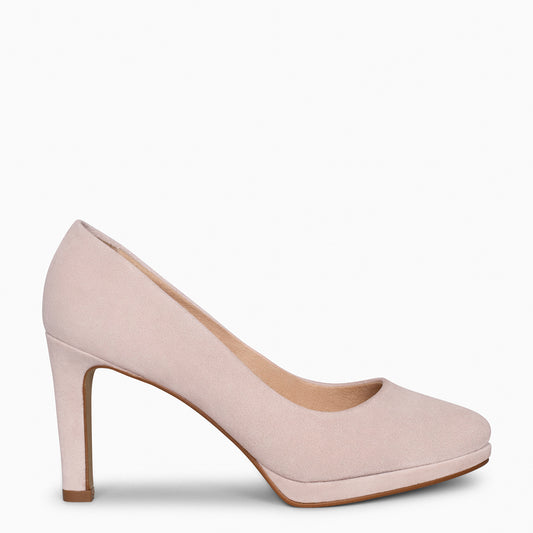 PLATAFORMA - Zapatos de tacón alto y plataforma TRUE NUDE