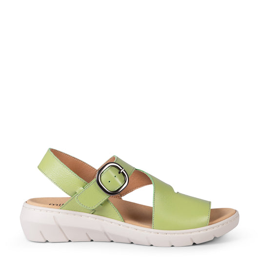 NATURA – Sandalias con plantilla Extraíble VERDE