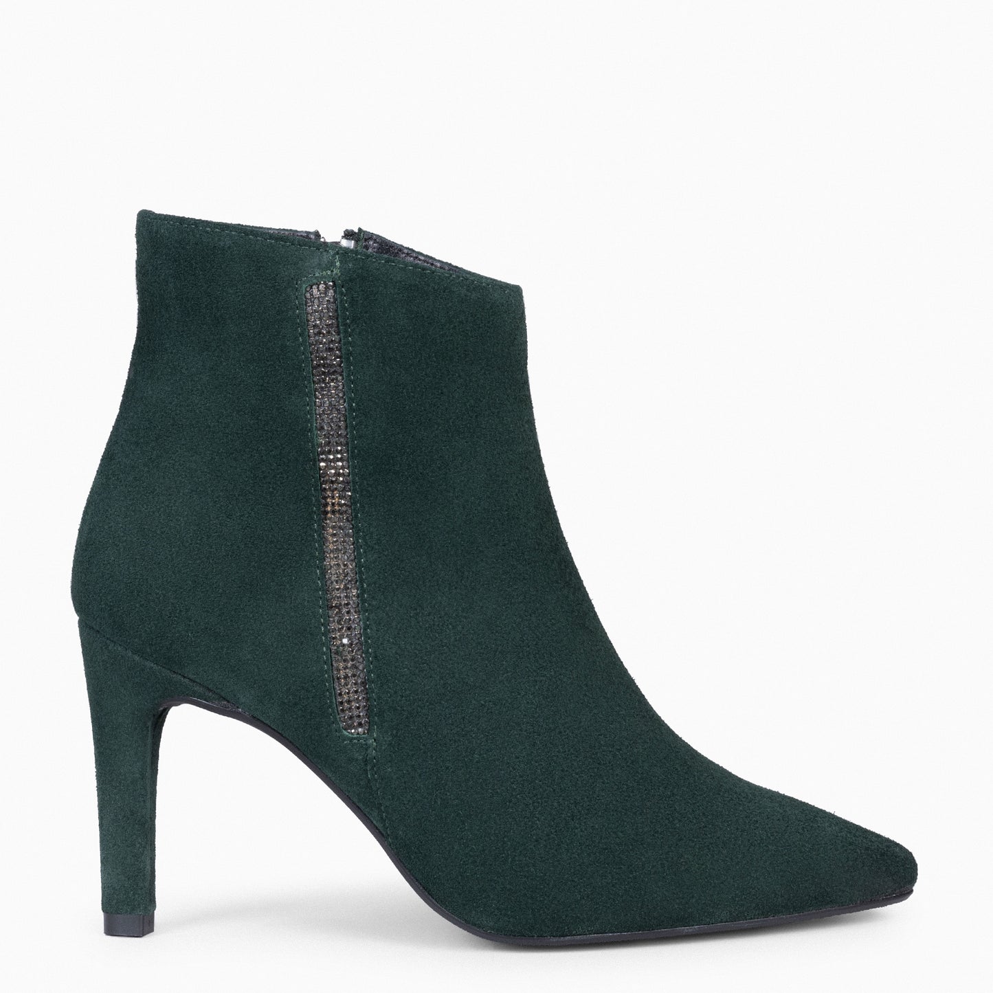 GLAM BOOTY - Bottines à talons fins VERT