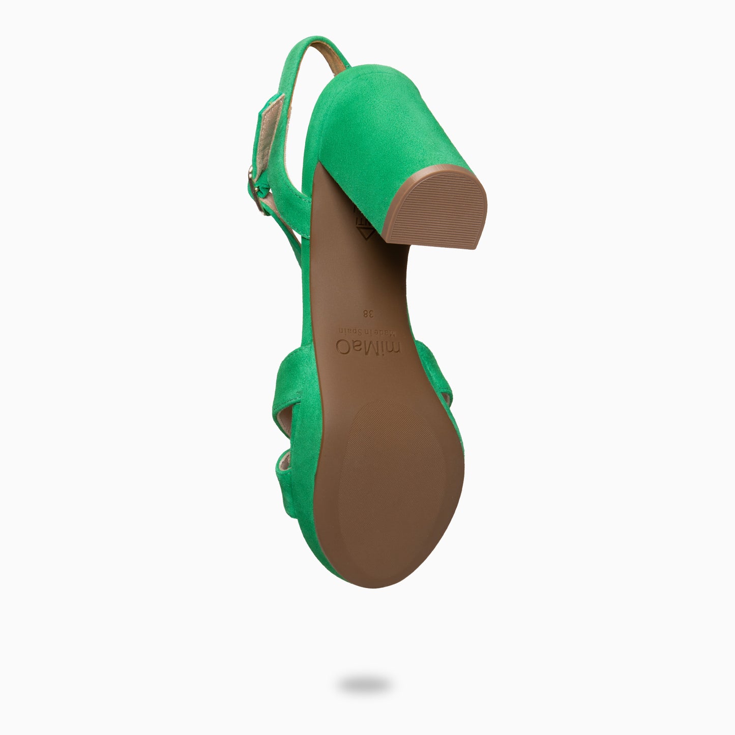 PARIS – Sandalias de fiesta con tacón alto y plataforma VERDE