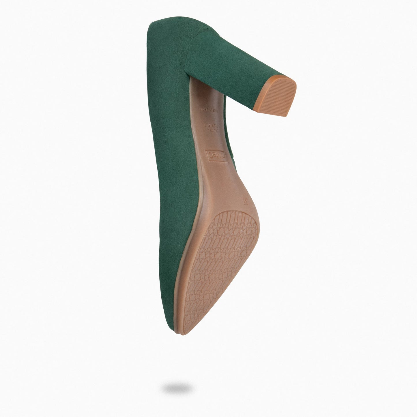 URBAN - Zapatos de tacón alto de ante VERDE