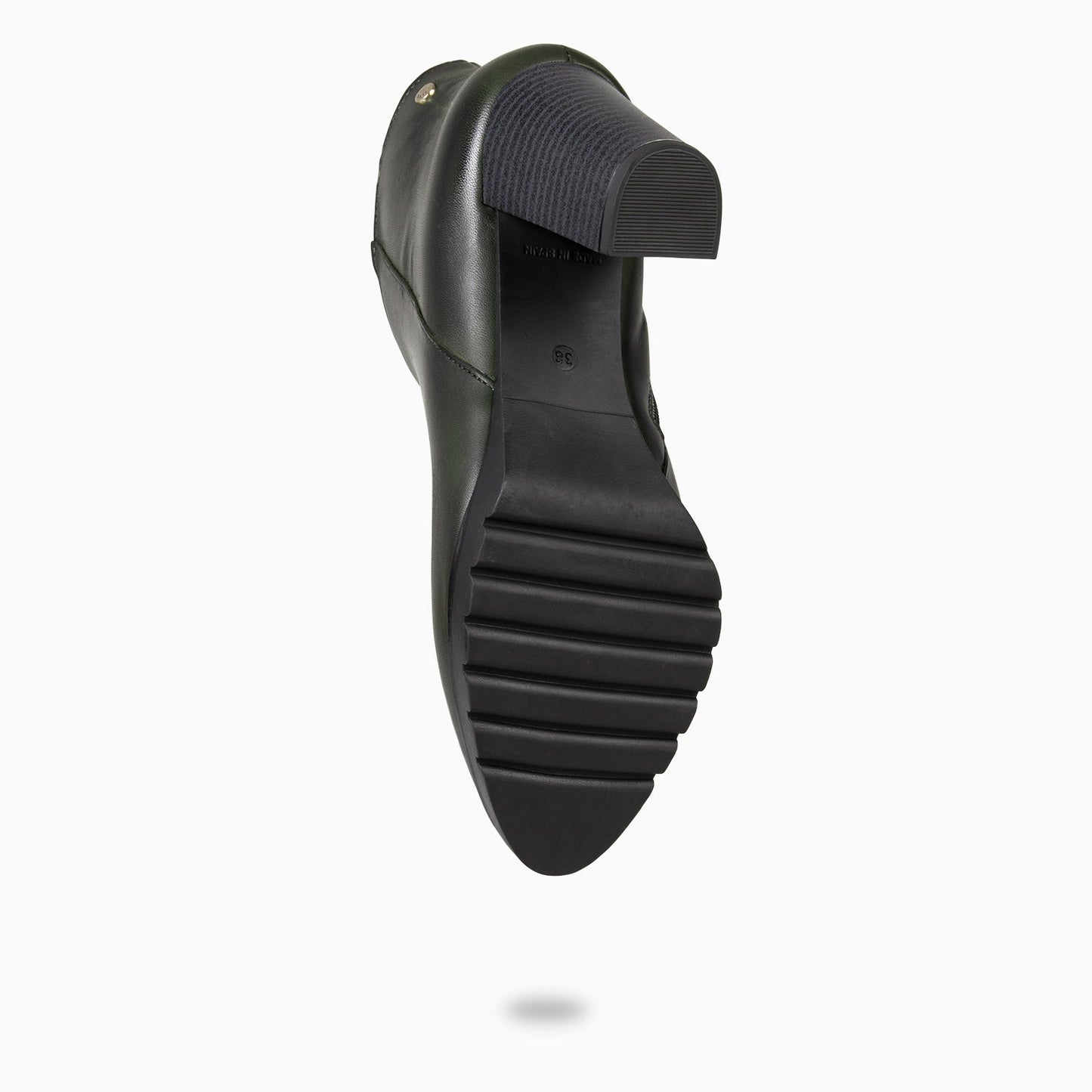 CLASSIC - Botines de mujer con tacón VERDE