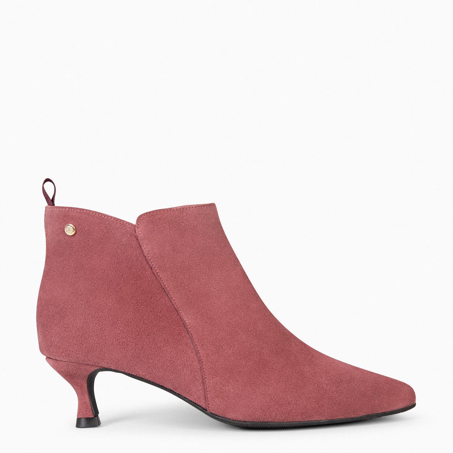 ROYAL – WINE bottines à petit talon