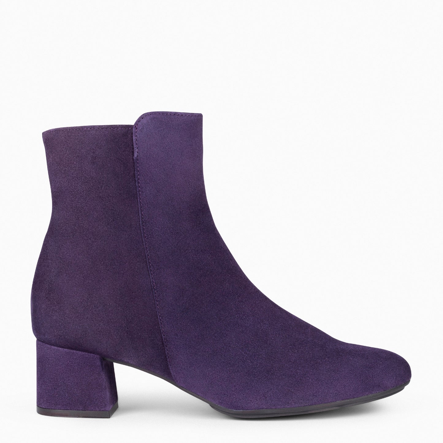 MAIA - Bottines en Daim pour Femme VIOLET