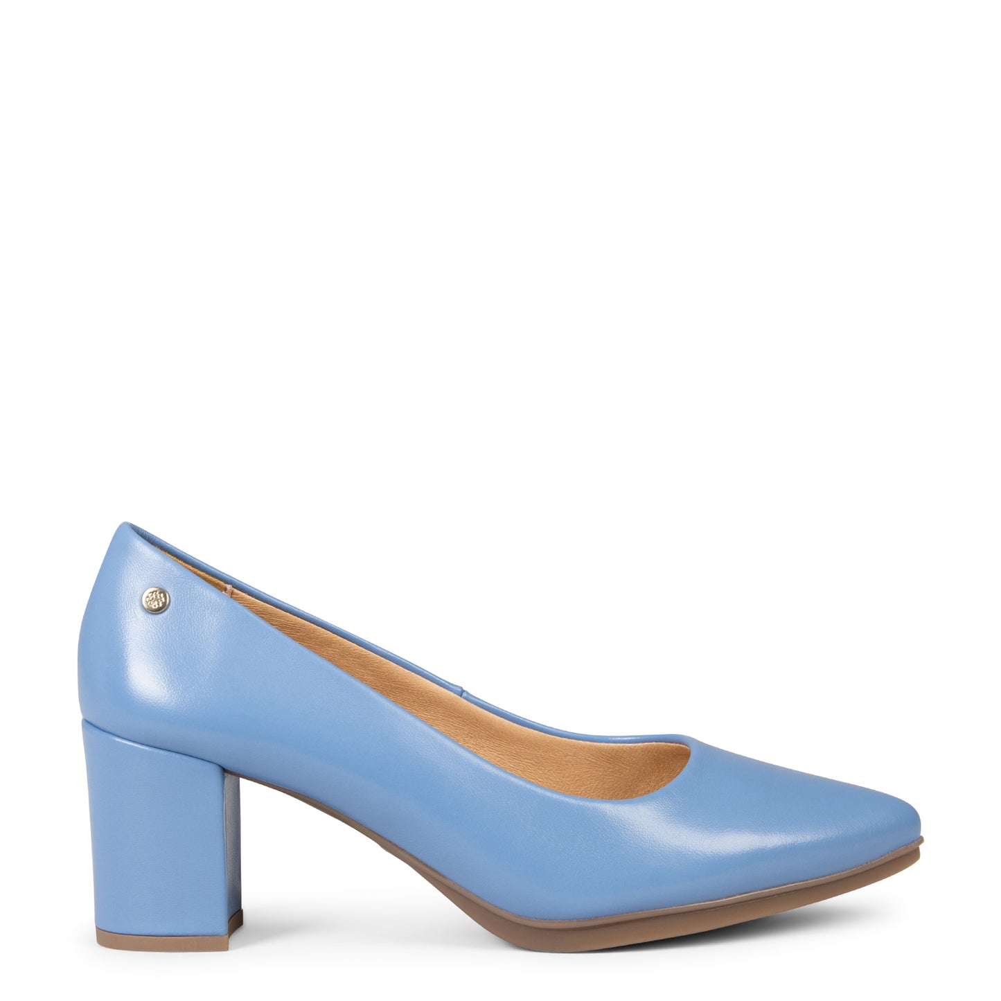 URBAN S SALÓN - Zapatos de tacón medio de napa AZUL